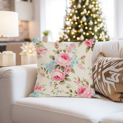 Floral Cottage Cottagecore Pink Flowers Cottage Farmhouse