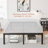 Roseann 18'' Heavy Duty Steel Platform Bed Frame with Round Corners, No Box Spring Needed, Noise Free-610621796