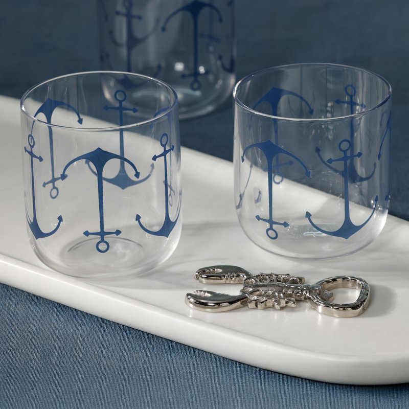 Ensemble de 6 verres à whisky Anchor Design