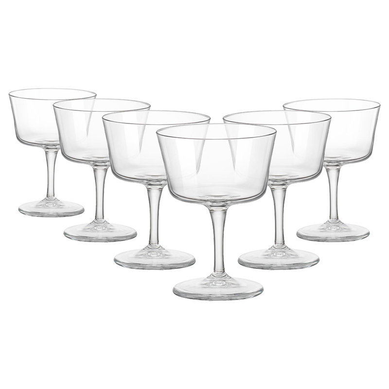 Bartender Novecento Champagne Saucers - 220ml, 6