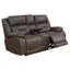 Causeuse inclinable à accoudoirs coussinés de 77 po Aprill-47414000