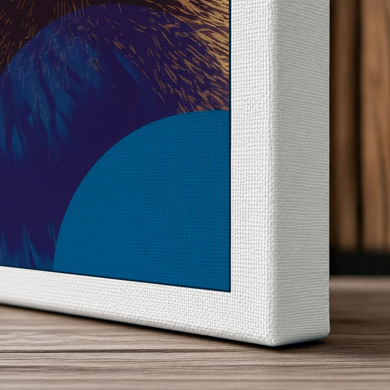 Badger Bold Modern - Wrapped Canvas, 24x16 - 61.0 x 40.6 cm, White Border