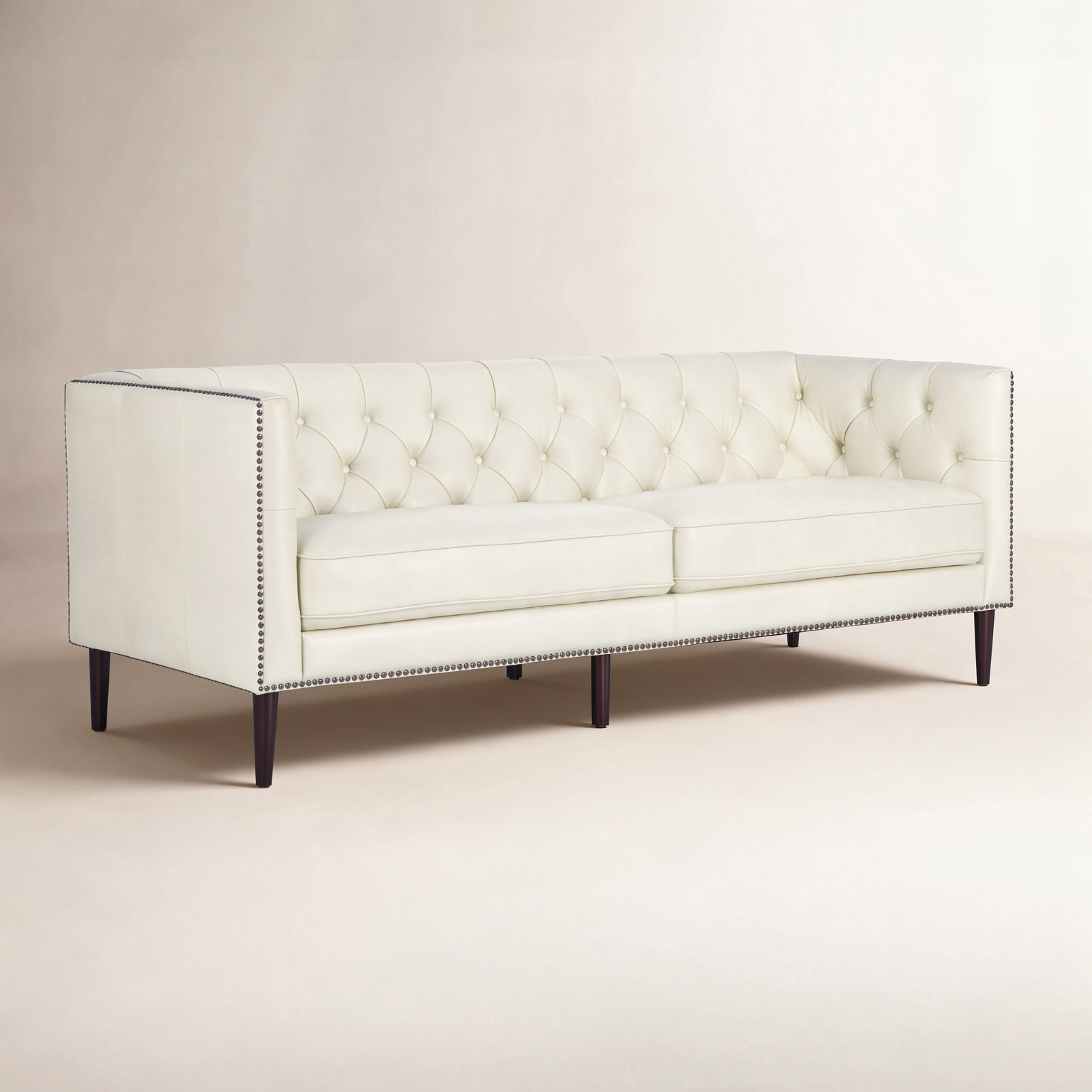Woodford 84.6'' Upholstered Sofa, Cream