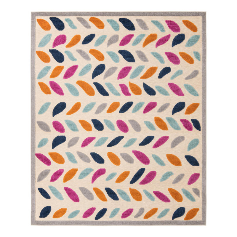 Oranjestad Aruba Indoor/Outdoor Rug, Rectangle 7'10" x 10'