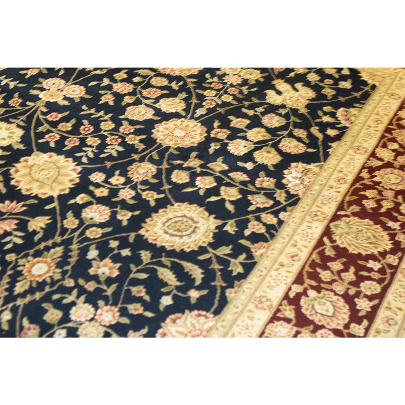 Tapis rectangulaire noué à la main