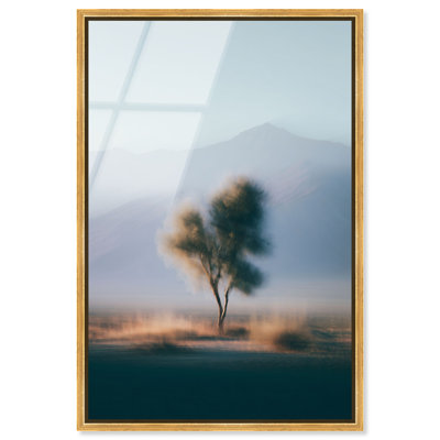 «Desert Motion II», reproduction d'art acrylique sur toile encadrée par Art Remedy, cadre doré, 10 x 15