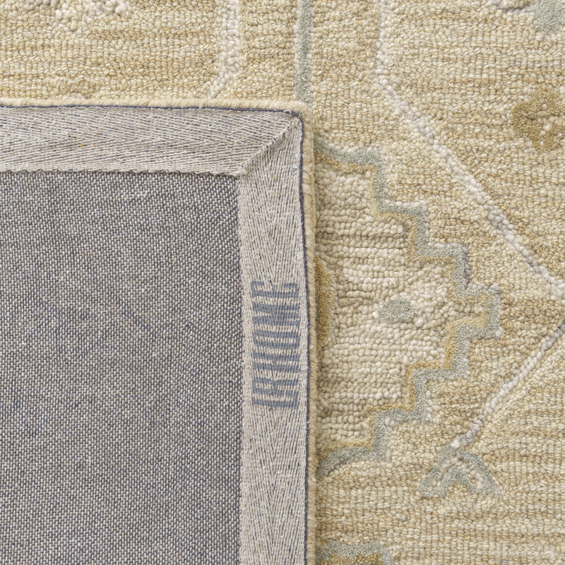 Oriental Southwestern Medallion Hand-Tufted Wool Indoor Area Rug, Rectangle 9' x 12'
