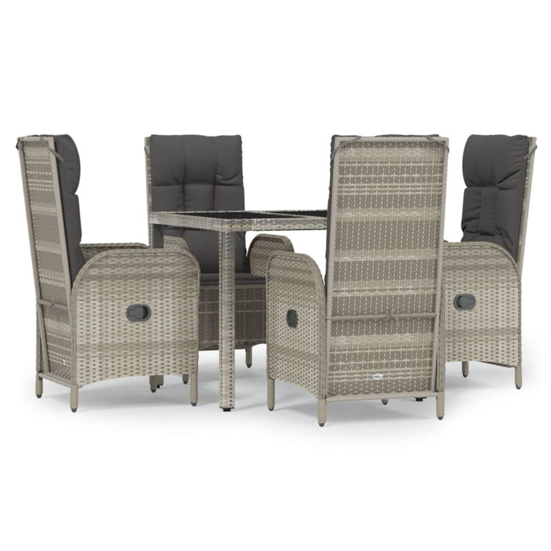 Ensemble repas d'extérieur carré L 35,4 po Tanaisa, 4