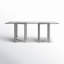 Dern 78" Glass Dining Table