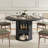 47" Round Dining Table With Stronge Drawer-1925836525