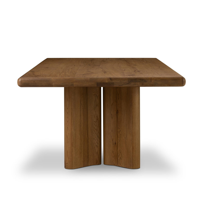 Castro Dining Table 96"-Grey Reclaimed French Oak-One Size, Natural Reclaimed French Oak