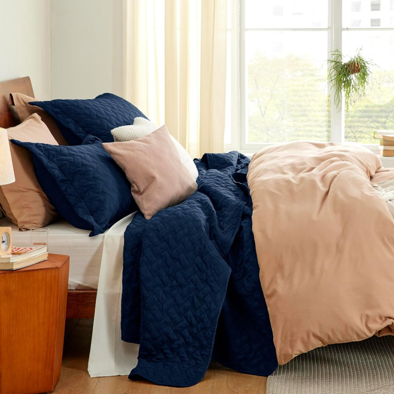 Best Seller Quilted Blanket - Quilts Lightweight Bedspreads with Basket Weave Pattern, Soft Quilt Bedding Set, Hazel Comforter Set Coverlet