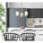 Sylvestre 3 - Light Steel Cylinder Chandelier