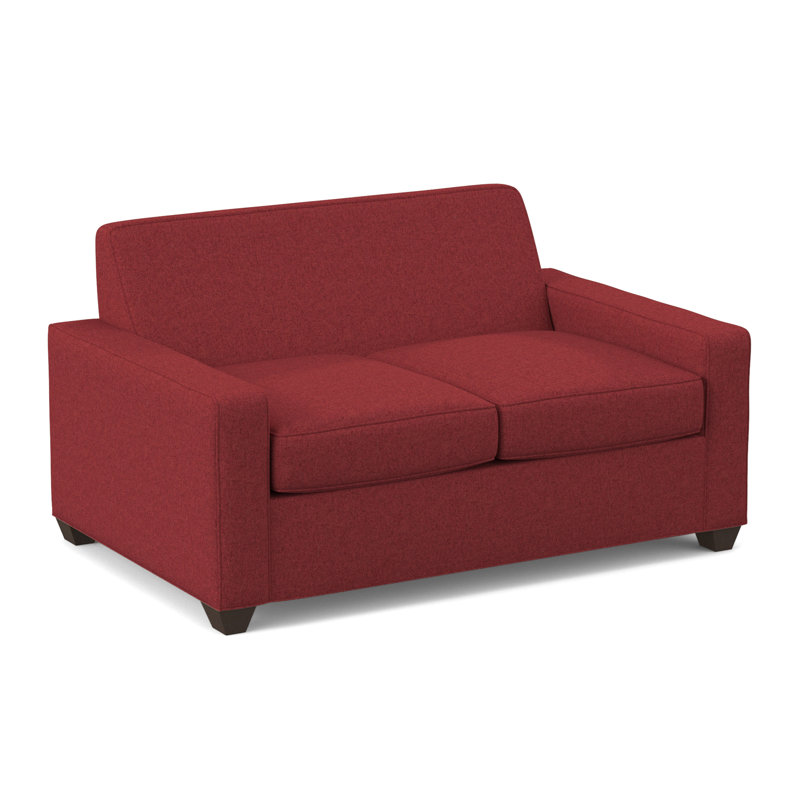 Avery 72" Square Arm Sofa, Cafelle, Dorset Cherry