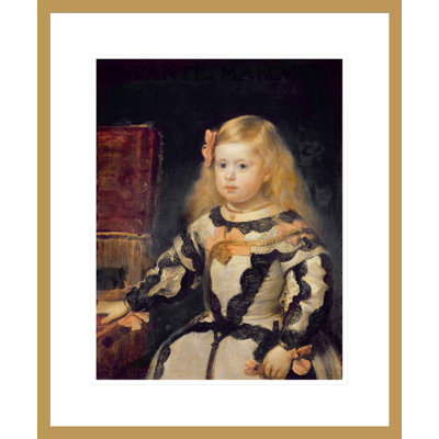 Portrait of the Infanta Maria Marguerita (1651-73) by Diego Velázquez -Framed Giclee Print