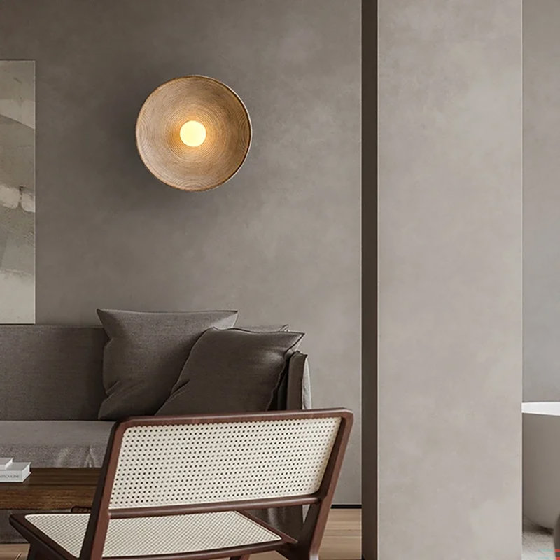 Lampe murale ronde