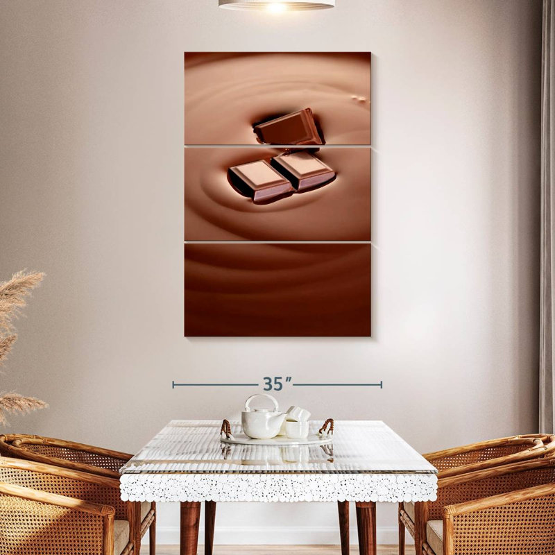 Yarlin Melting Chocolate, 50" H x 32" W