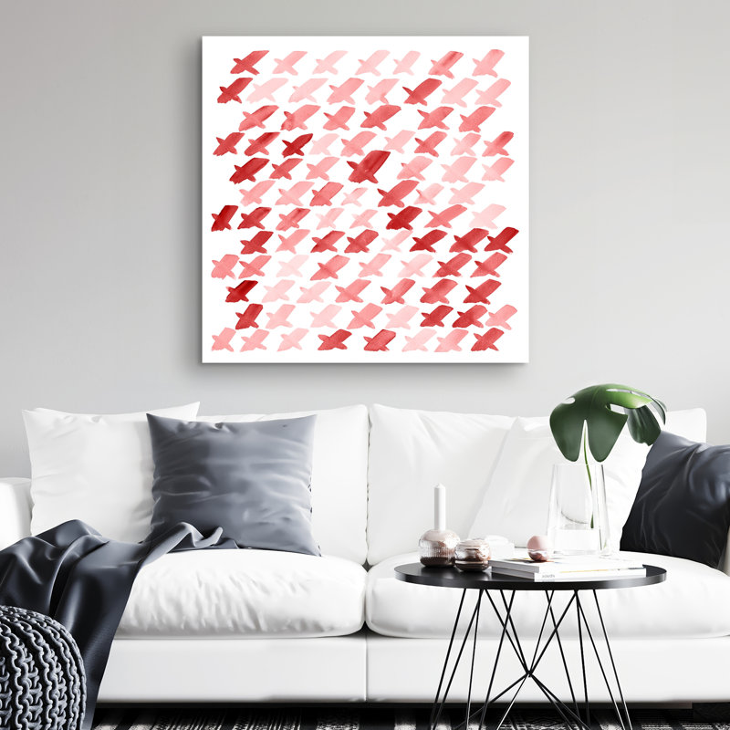 X pattern - 32"x32" art on canvas