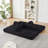 Convertible Chenille Sleeper Sofa with Removable Armrests