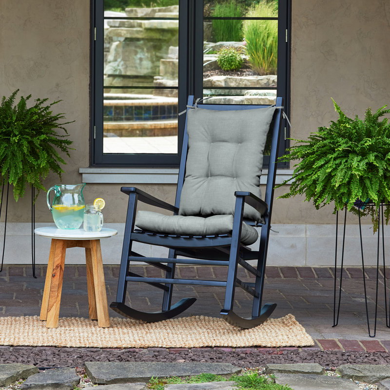 Ensemble de coussins de chaise berçante Arden, Gris