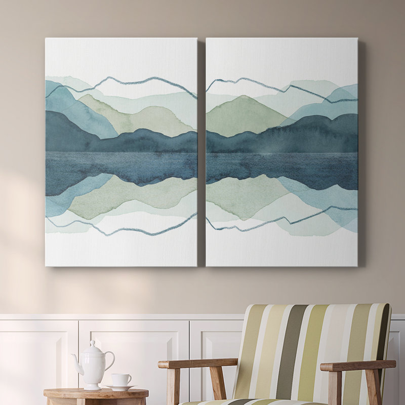 Toile tendue avec glaçons I-Premium Gallery - prêt à accrocher, H 48 po x l 64 po