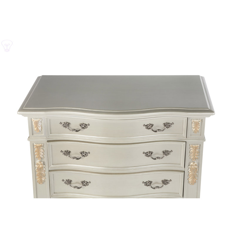 Commode 6 tiroirs, Champagne