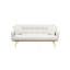 Canapé-lit 69 pouces beige avec canapé-lit réglable pour petit salon et chambre à coucher-129455705