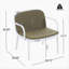 Fauteuil club d'extérieur en polypropylène Luna, ensemble de 2-201573461