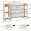 Rangement pour jouets pour enfants avec 12 bacs et 6 tablettes ouvertes-254251212