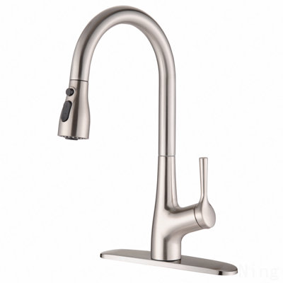 Robinet d'évier de cuisine à poignée simple