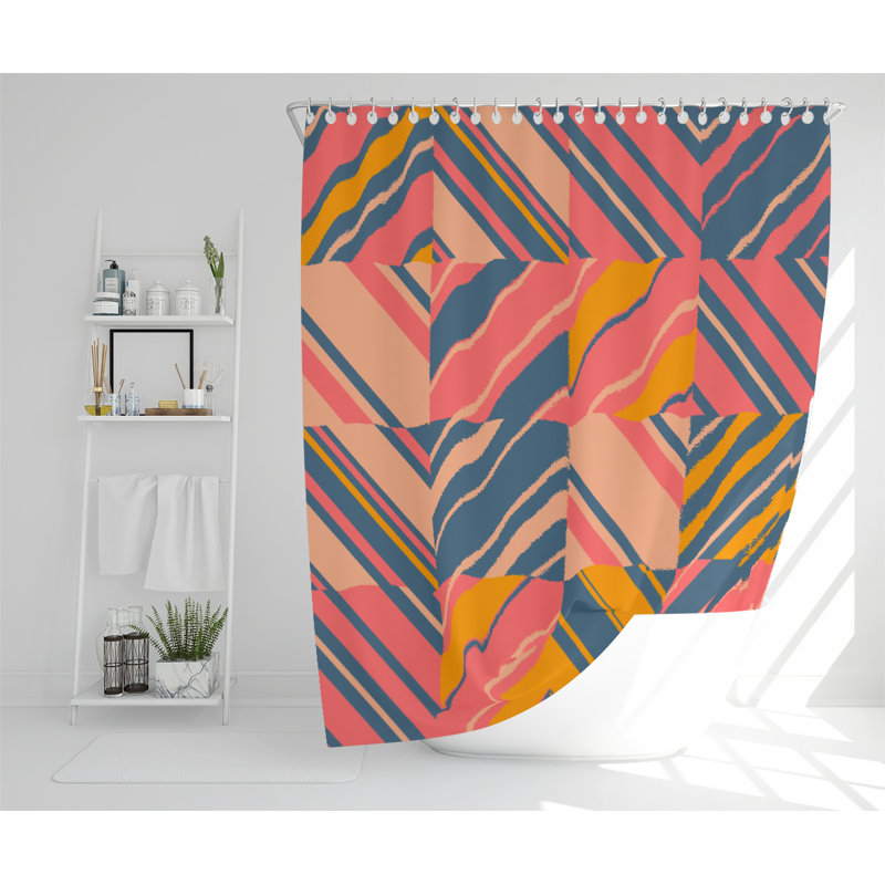 Thedford Polyester Shower Curtain Set