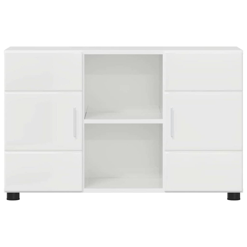 Rectangle Accent Cabinet, High Gloss White