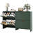16 Pair Shoe Storage Cabinet With 2 Flip Drawers-71438495