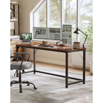 Metal Base Computer Desk