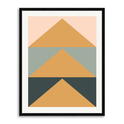 Triangles Print by Beth Vassalo