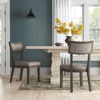 Harto Upholstered Side Chair in Gray