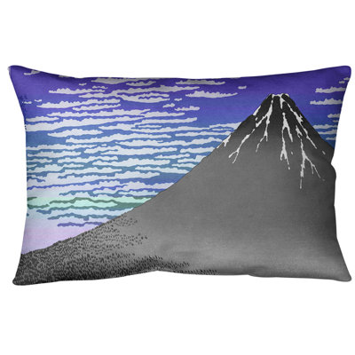 Coussin lombaire à vent clair katsushika hokusai, fine