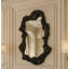Sculptural Black Organic Frame Mirror