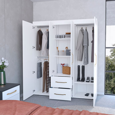 Armoire tout-en-un à 2 portes