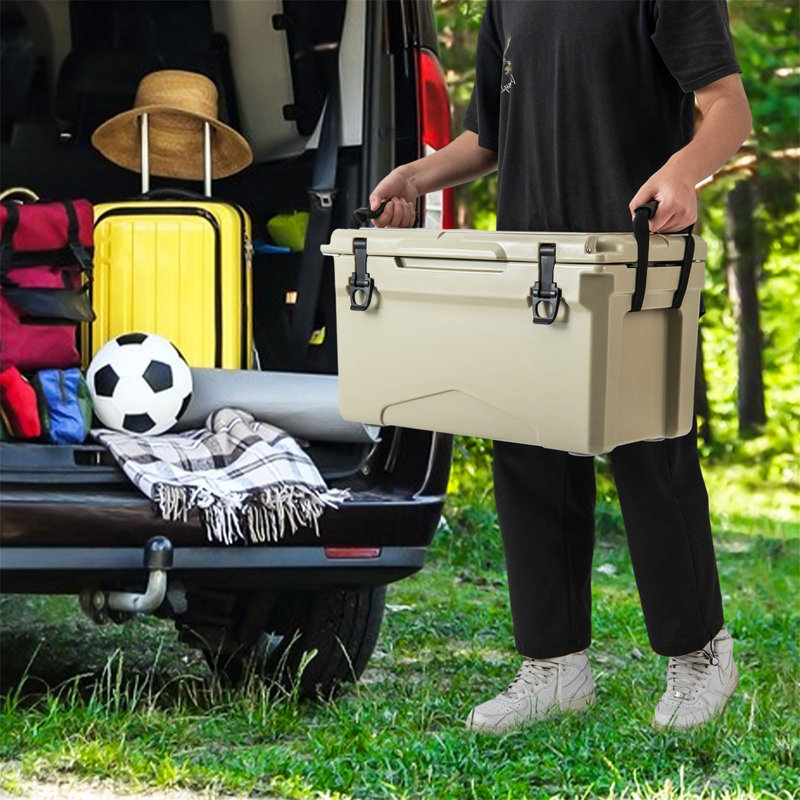 Ebern Designs Ice Chest in Beige
