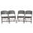 Fabric Padded Folding Chair Set