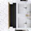48''Wall-Mounted Double Bathroom Vanity In Yellow Oak With White Integrated Resin Top