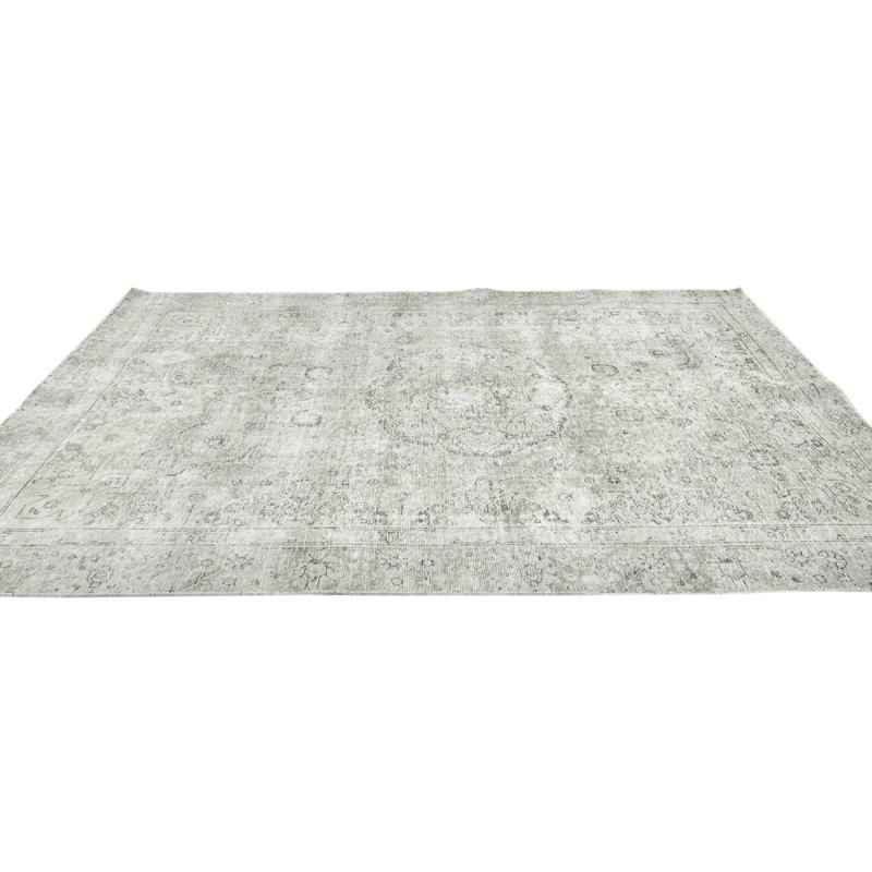 Tapis oriental antique délavé à la main 6 x 8