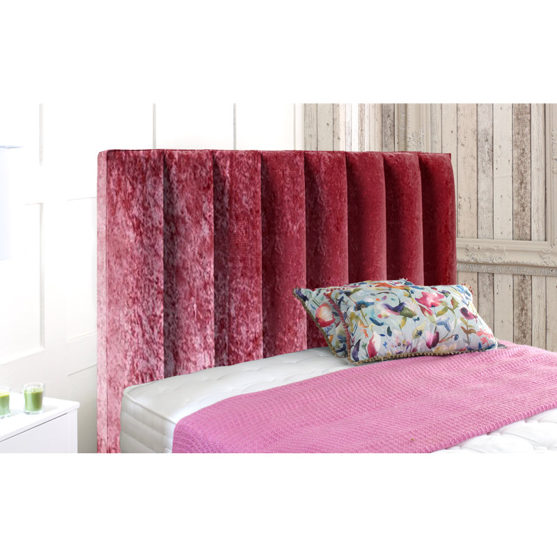 Arleta Upholstered Headboard, Small Single, Red