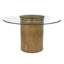 Stria Round Glass Dining Table