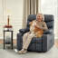 Fauteuil inclinable électrique avec repose-pieds allongé Latise-255069421