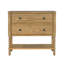Commode d'appoint 2 tiroirs Naturel Voir ci-dessous