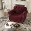 Velours Chesterfield canapé garniture cloutée capitonnée-452266461