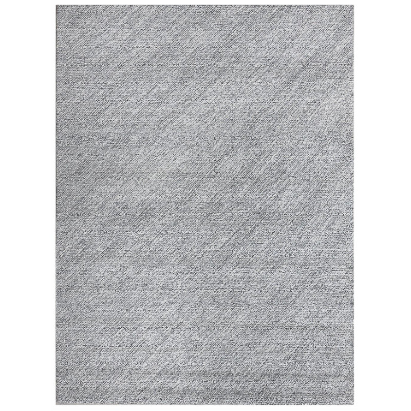 Marut Hand Tufted Area Rug in Gray/White, Rectangle 5' x 8'