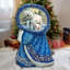 Wise Owl Santa With Bag Hand-Painted Wood Carved Masterpiece By G. Debrekht-1716077623